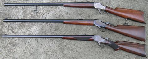 Winchester 1894 .32-40, 1902, checkered, Swiss-type butt plate, 26-inch  octagon, factory letter, solid mechanics, 60 percent receiver finish,  layaway