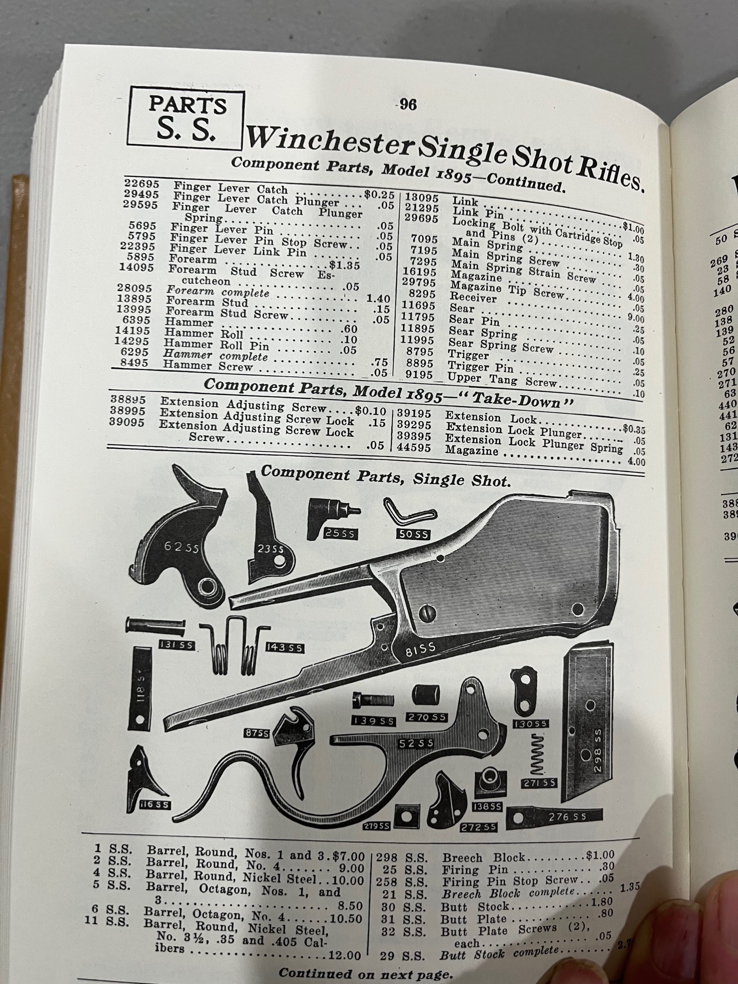 Winchester 86 & 1886 Reproduction Screw Set – 45-70, 33 Cal, Steel, Made In USA